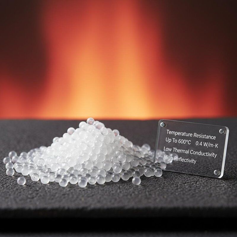 ความทนทานต่ออุณหภูมิสูงถึง 600 °C กระจกกระจกขุมที่มีความสามารถในการนําความร้อนต่ํา 0.04 W/m·K และความสามารถในการสะท้อนแสงสูง