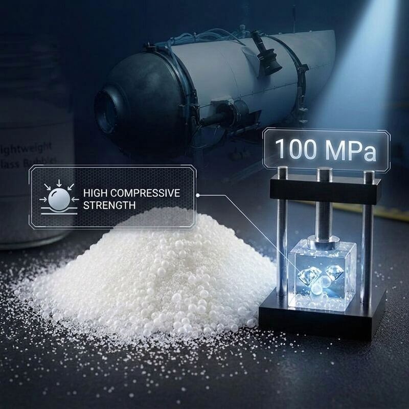 ความหนาแน่นต่ํามาก HN15 กระบอกกระจกรู 0.08-0.15 g/cm3 เติมกันความร้อนสําหรับเคลือบประหยัดพลังงาน